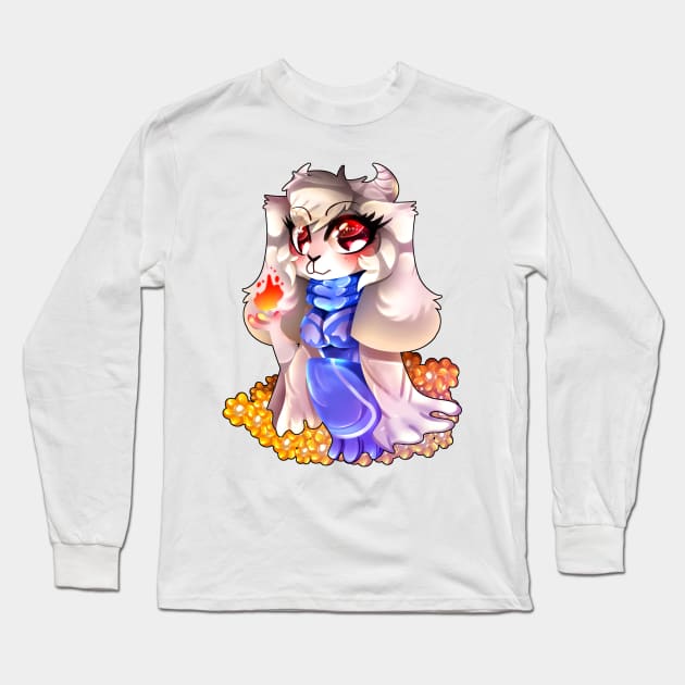 Chibi toriel Long Sleeve T-Shirt by rocioam7